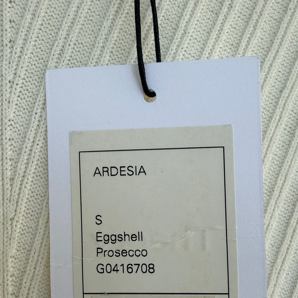 NWT Theory Ardesia Proseco Ribbed
Sweater Dress Eggshell Size Small - Picture 4 of 12